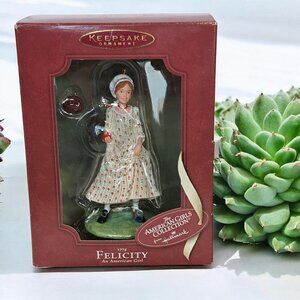 1774 Felicity American Girls Collection Hallmark 2004 Keepsake Ornament in Box